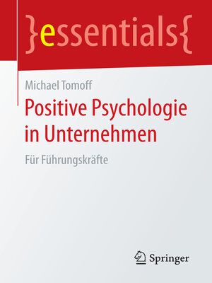 cover image of Positive Psychologie in Unternehmen